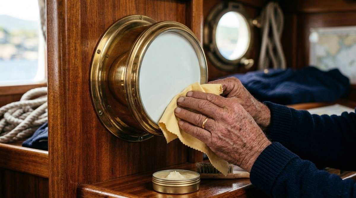 How to clean and care for marine brass